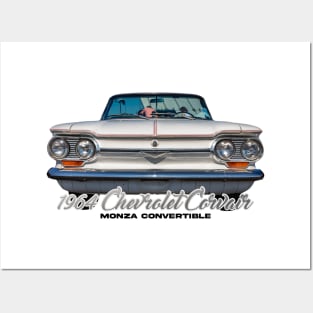 1964 Chevrolet Corvair Monza Convertible Posters and Art